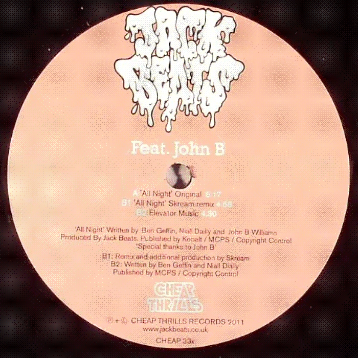 Cheap Thrills 33 Jack Beats, John B, Skream Cheap Thrills Toolbox